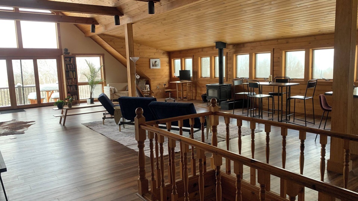 Lancaster House | Charming barn loft - all amenities on 60 acre farm in the White Mountains of NH