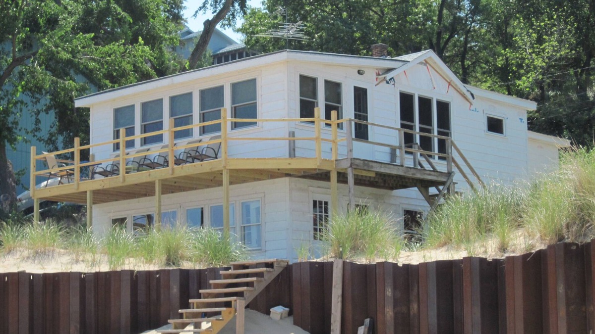 Porter Beach Cottage | Charming Beach Front Cottages at Duneland Rentals.