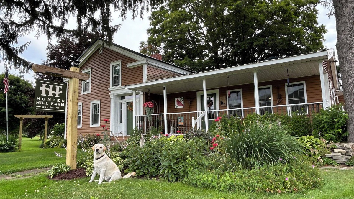 Farmersville Station Bed & Breakfast | Charming bed & breakfast in Franklinville 2 bedrooms Hunter Hill Farm