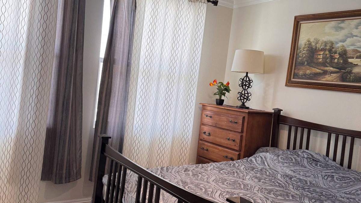 Cypress House | Charming bedroom with private bathroom in Cypress, California with AC, Internet