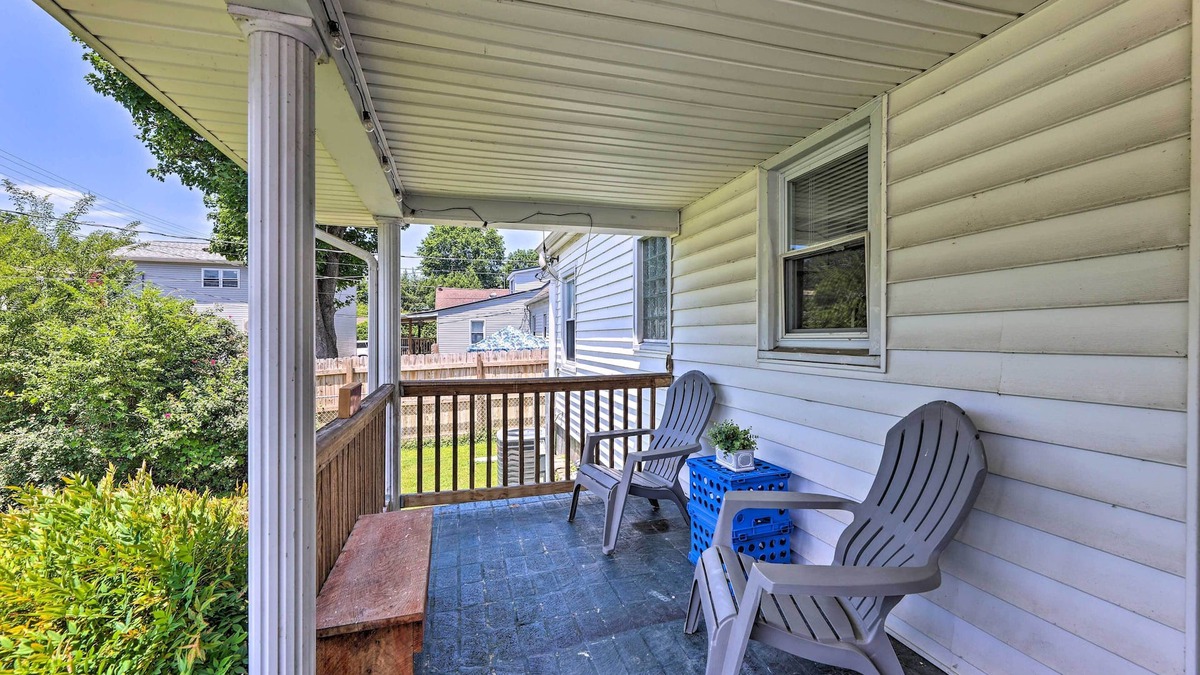 Kanawha City Cottage | Charming Charleston Home w/Yard & Fire Pit!