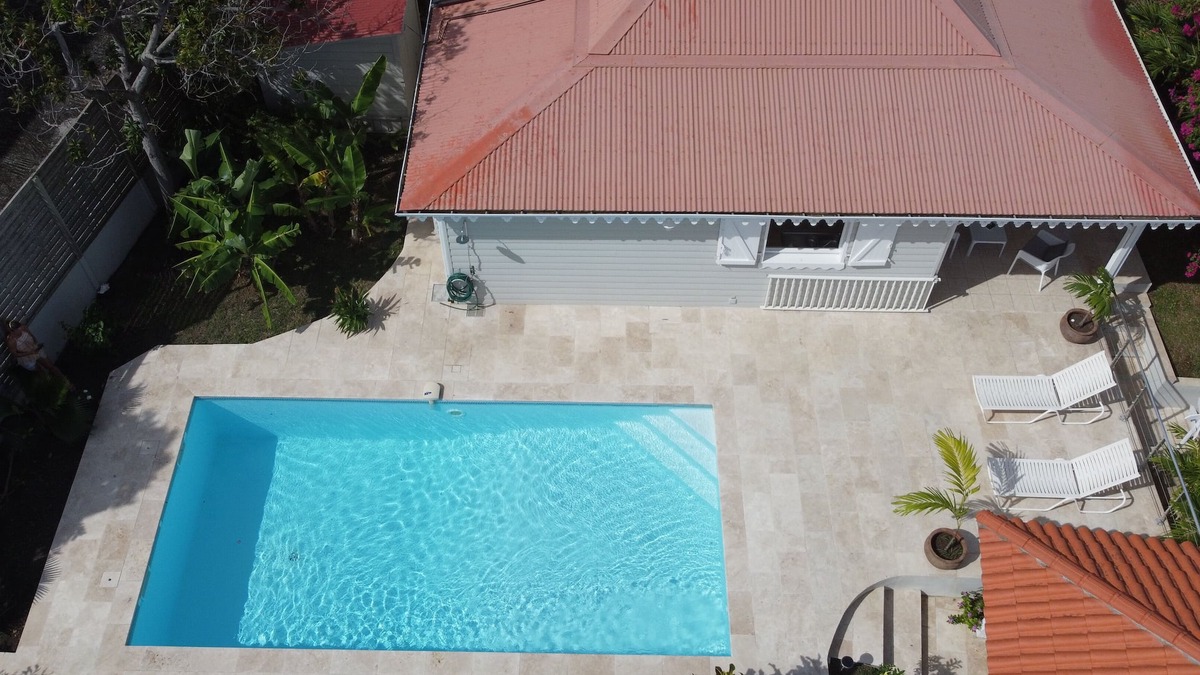 Sainte-Anne Villa | Charming exotic wooden villa with private pool