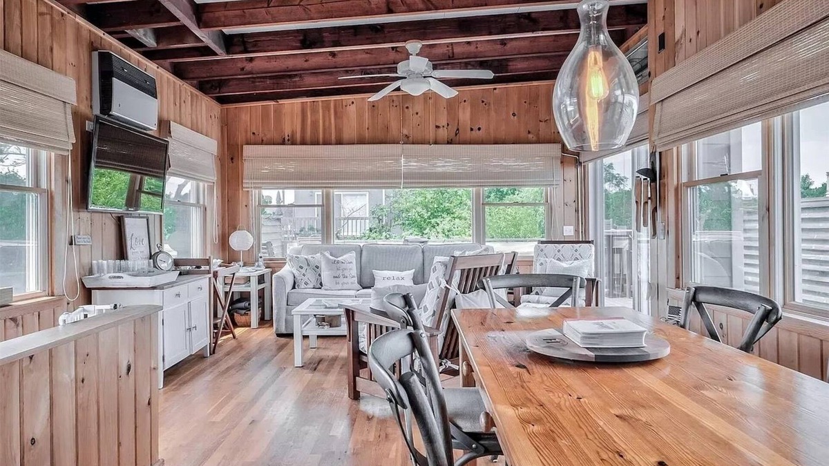 Fair Harbor House | Charming Fair Harbor 3br steps to ocean, sunset view, WiFi, A/C, outdoor shower.