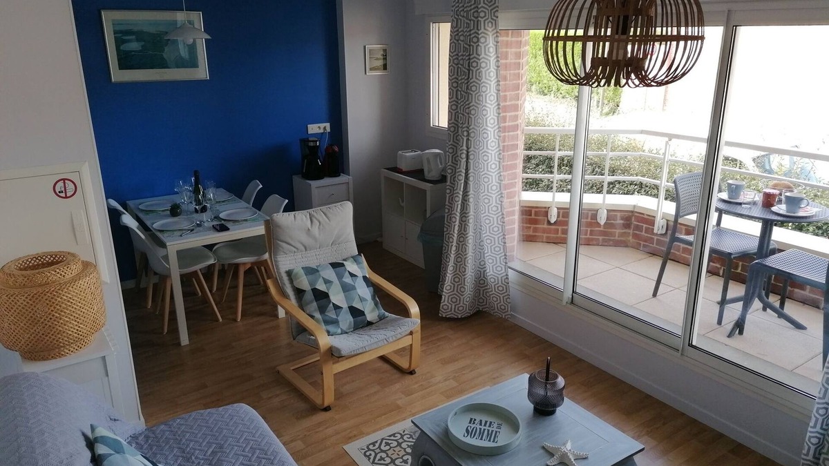 Saint-Valery-sur-Somme Apartment | Charming apartment in residence with parking "Le Calypso"