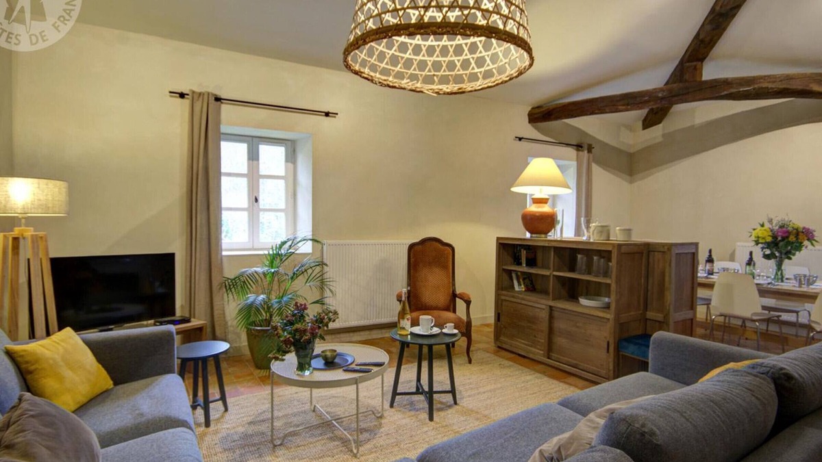 Sainte-Croix-en-Jarez Cottage | Charming 2-Bedroom Retreat in Historic Monastery with Modern Amenities