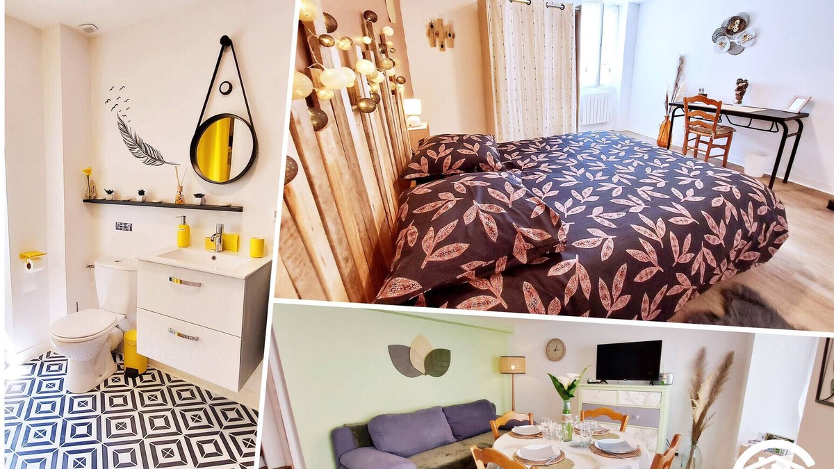Andouille Apartment | Charming Gîte near Laval: Cozy Decor, Fully Equipped, Baby-Friendly, Ideal for 2, Pet-Friendly