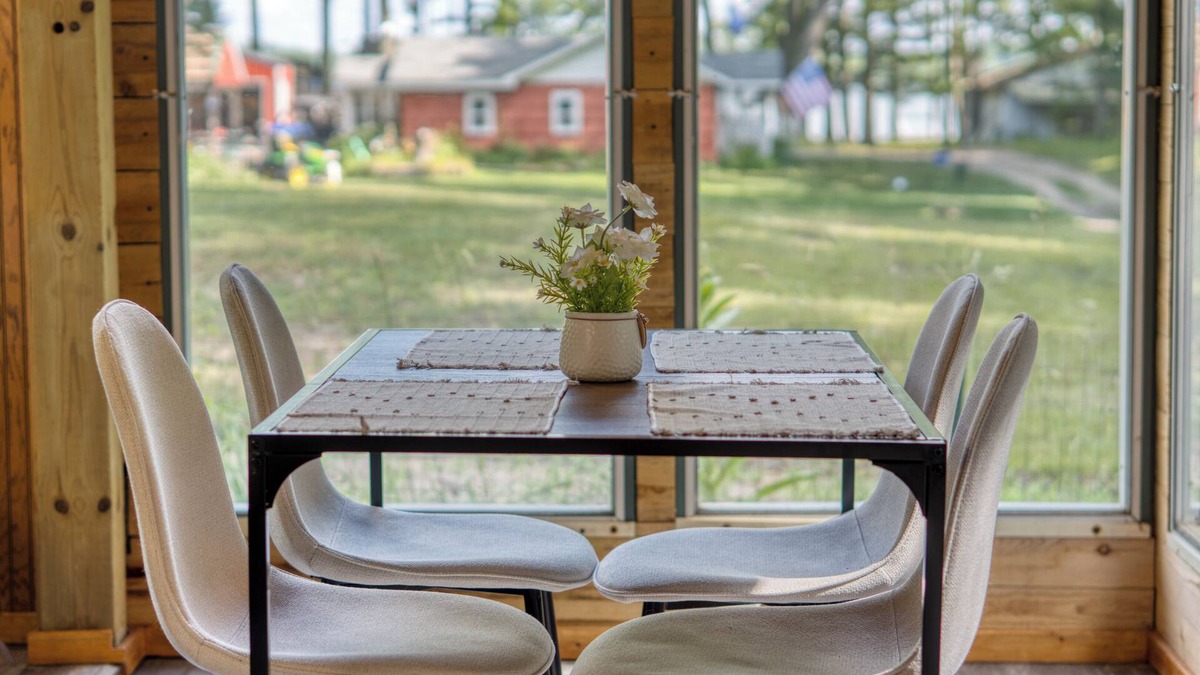Fountain Cabin | Charming Green Cabin with Private Round Lake Access, Minutes from Ludington