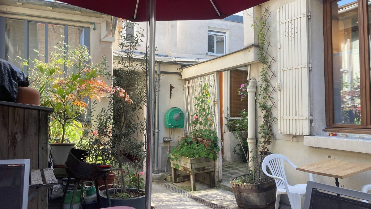 20th Arrondissement Apartment | Charming ground floor studio on quiet courtyard.