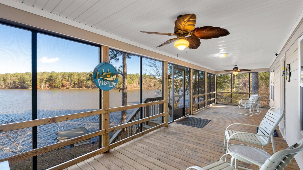 Jackson Cabin | Charming Lakefront secluded Cabin directly located on quiet 750 acre lake