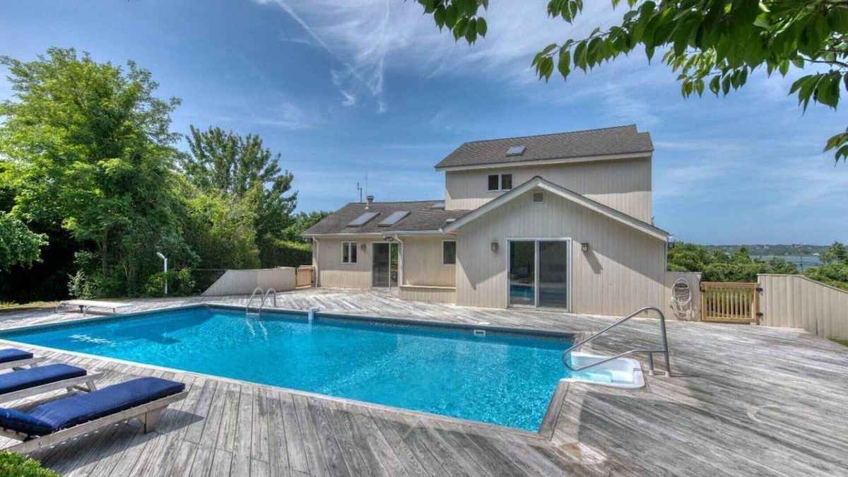 Montauk House | Charming Lakeside home with private pool, skylights, and all the views