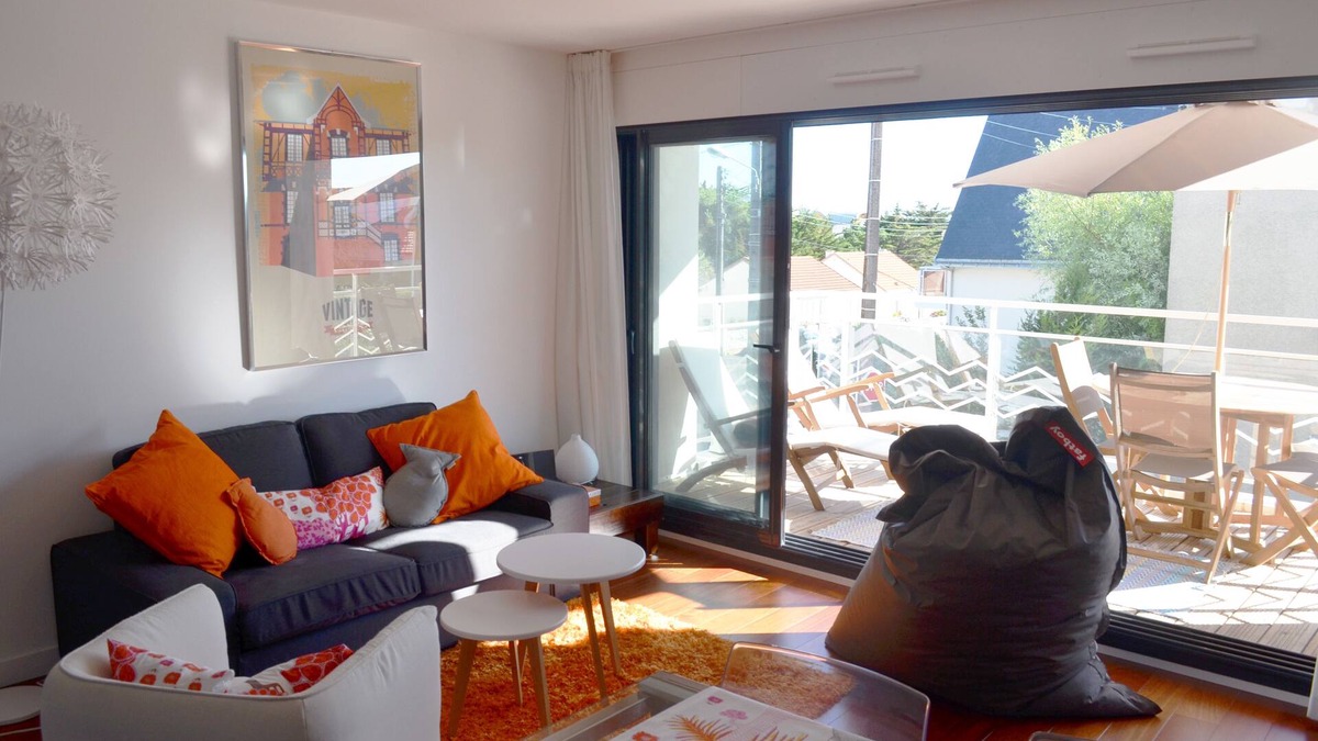 Pornichet Apartment | Charming new apartment 200m from Bonne Source beach