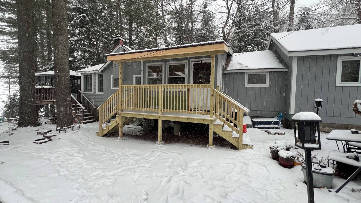 Tupper Lake Cottage | Charming, newly renovated pet-friendly, lake front cottage on Little Wolf Pond!