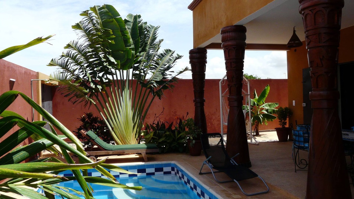 Ngaparou Villa | Charming recent air-conditioned 3 bedroom villa with swimming pool
