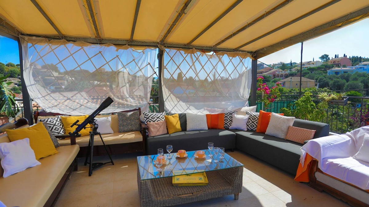 Kassiopi Apartment | Charming Renovated Kassiopi Apartment - WiFi, Aircon, Roof Terrace