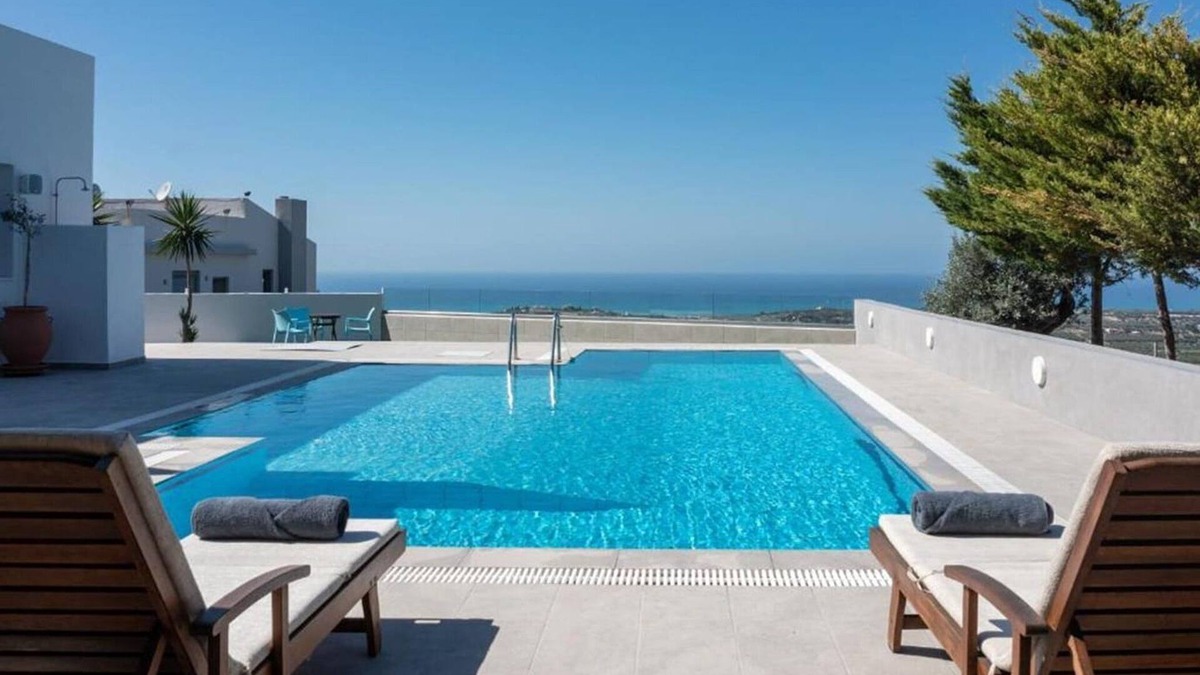 Korfalonas Villa | Charming Rethymnon Villa | 3 Bedrooms | Villa Luppi | Amazing Sea Views and.