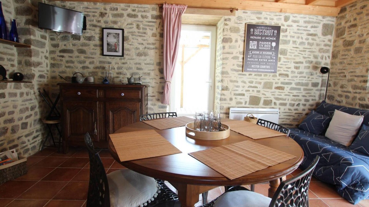 Annoville Cottage | Charming Stone Cottage Near Beach with Private Garden, Wi-Fi, and Pet-Friendly