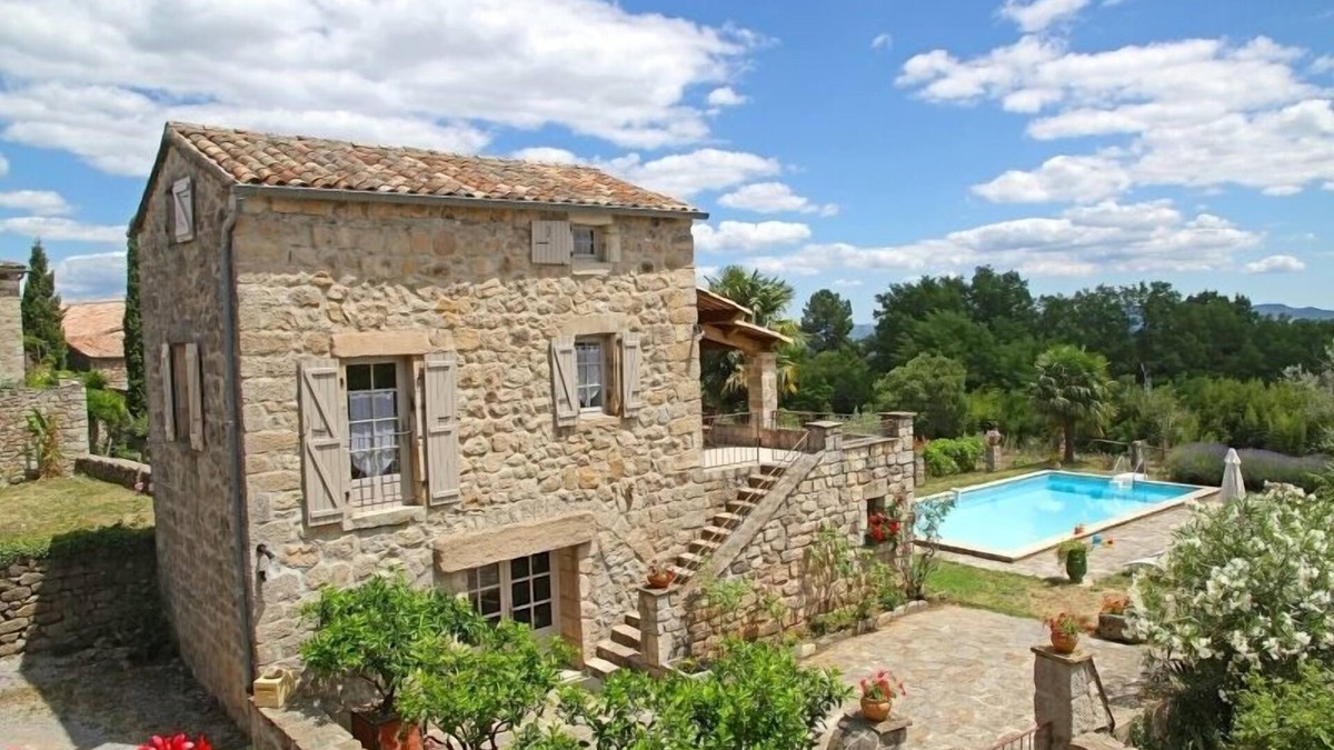 Payzac House | Charming stone house with swimming pool, 4 pers.