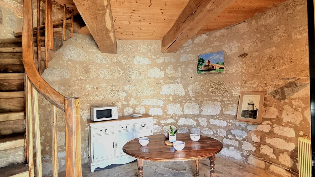 Castera-Bouzet House | Charming stone mill with adjoining house