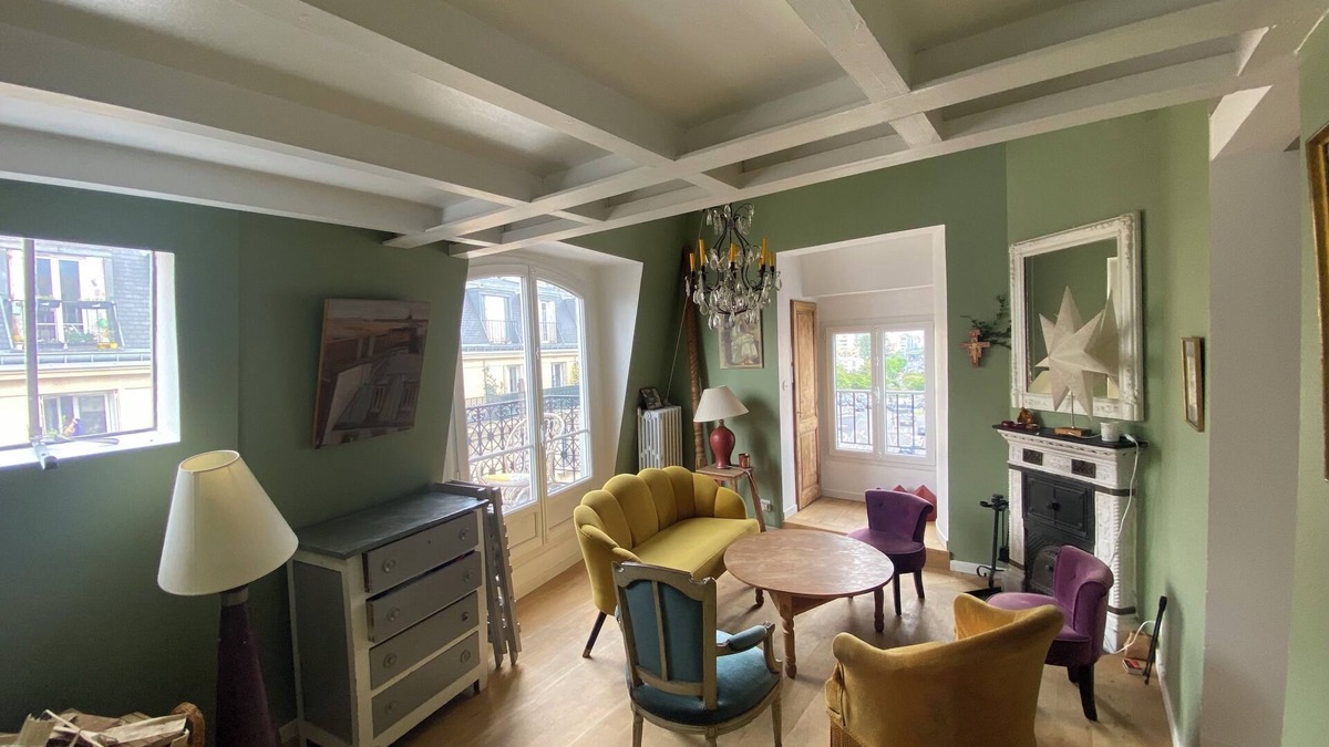 Quartier de la Salpetriere Apartment | Charming sunny duplex loft, atypical, views of the Pantheon and Notre-Dame
