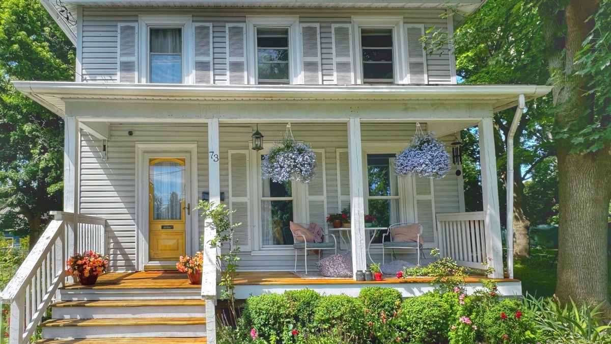 Geneseo House | Charming Village Home with an Enchanting Backyard Oasis