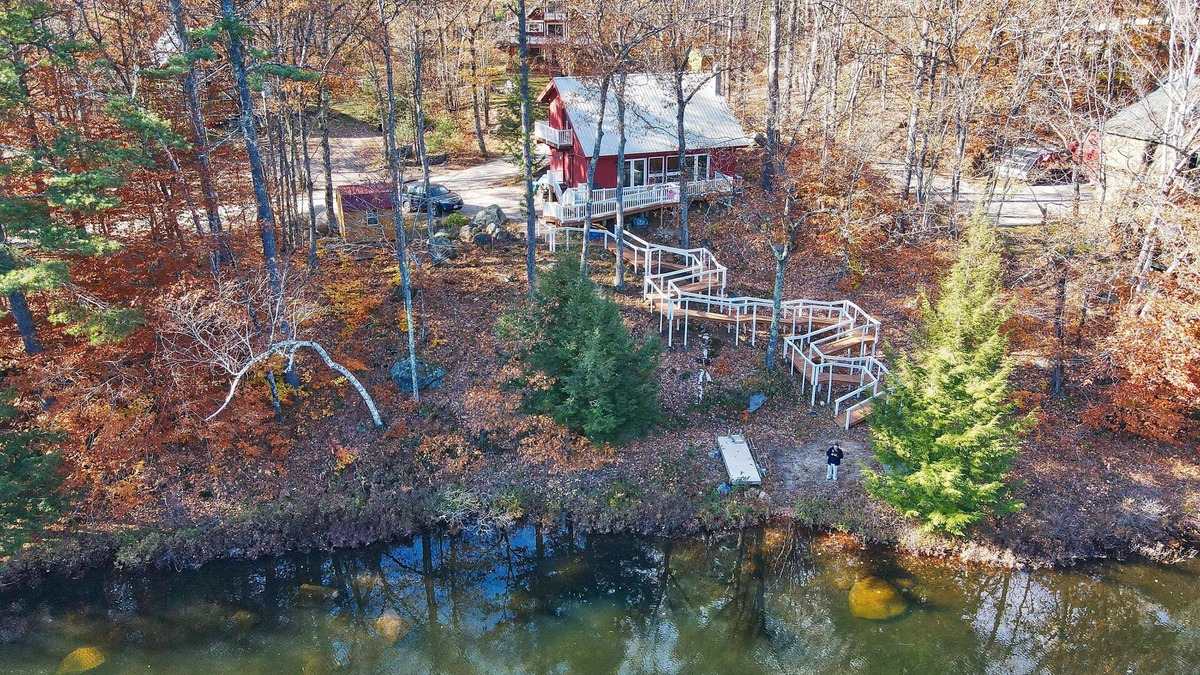 Eidelweiss Village House | Charming Waterfront House with Large Deck, Short Drive to North Conway