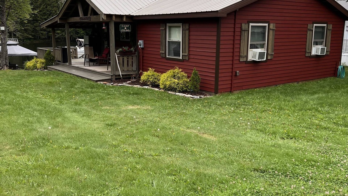 Ellenburg Center Cabin | Chateaugay Lake Home Overlooks The Narrows Bridge