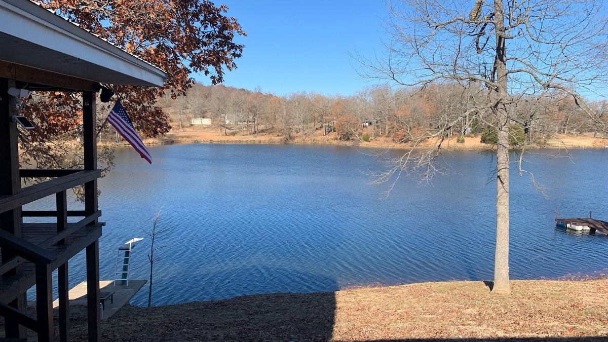 Nortonville House | Cheerful 3 Bedroom home on a semi-private lake