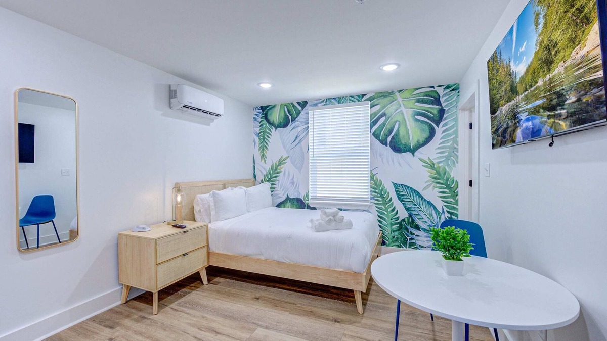 Galveston Apartment | Cheetah Crush Studio Apartment