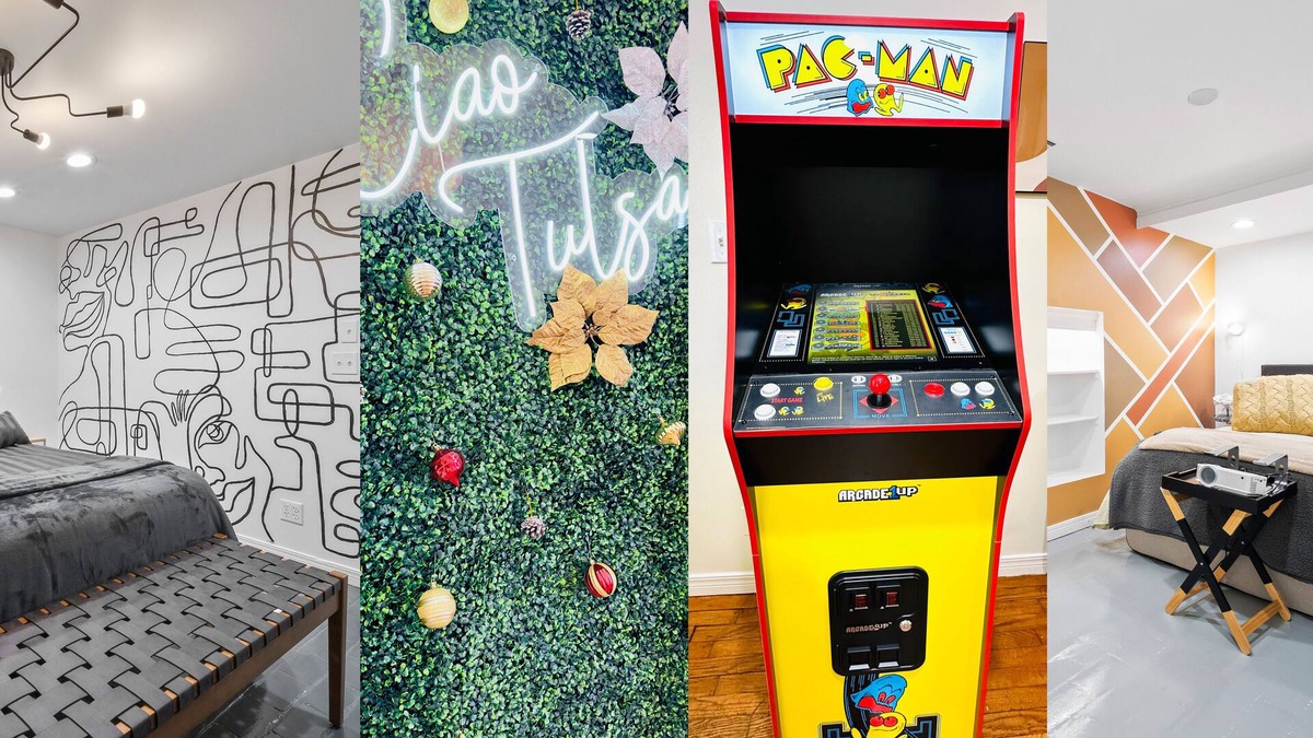 Cherry Street Apartment | Cherry Street with CARPORT - Arcade Game & Artsy - KING bed - Great Location