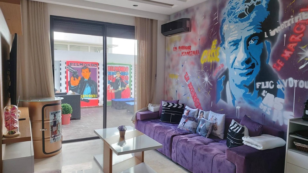 Ain Chock Apartment | Chez Bebel with panoramic pool