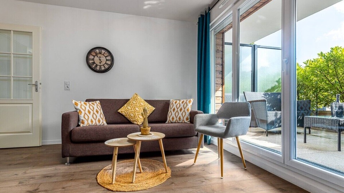 Bailly-Romainvilliers Apartment | Chez Julia & Kévin 4 Pers - Terrasse - Free Parking