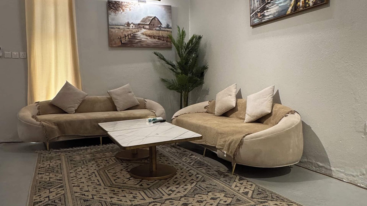 Riyadh Apartment | Chic 1-bedroom apartment with WiFi, AC in vibrant Riyadh-T