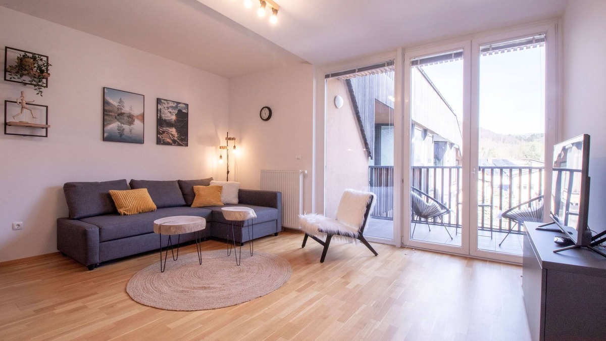 Bohinjska Bistrica Apartment | Chic 1-bedroom with WiFi and AC in charming Bohinj