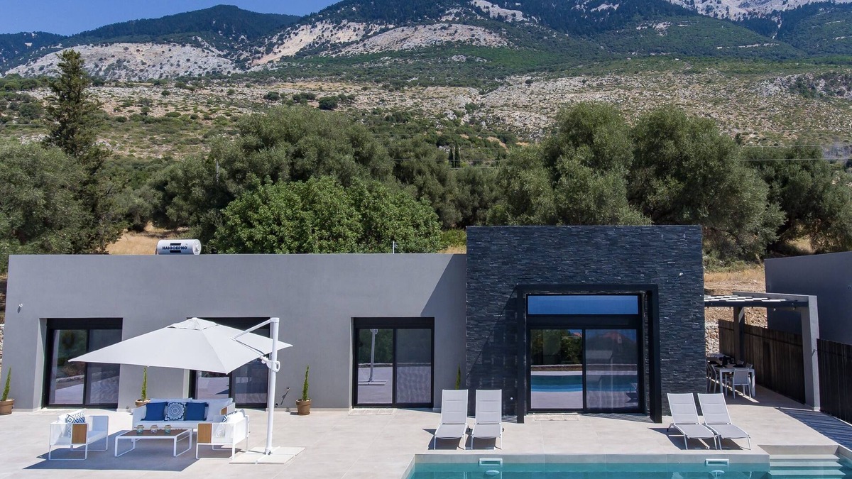 Lourdata Villa | Chic Contemporary 3 Bedroom Villa with stunning sea and mountain views