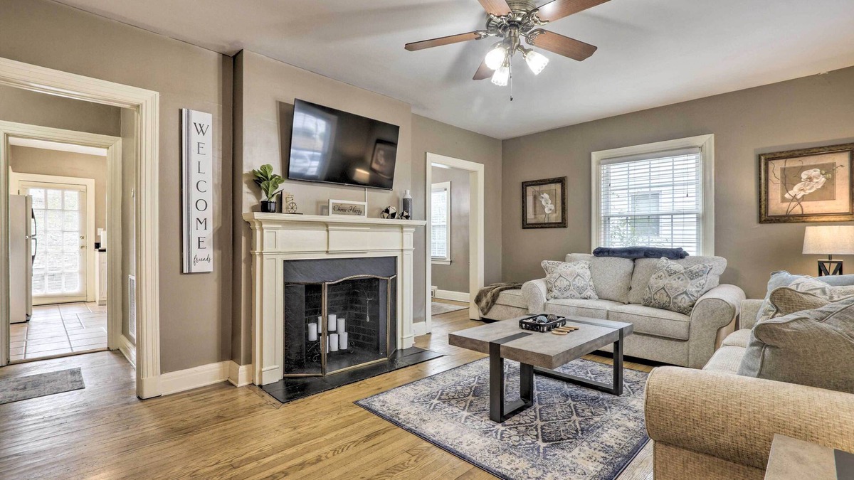 Greensboro House | Chic & Cozy Greensboro Home, 2 Mi to Dtwn!