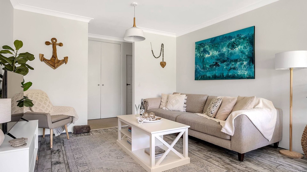 Manly Apartment | Chic designer garden apartment moments from beach!