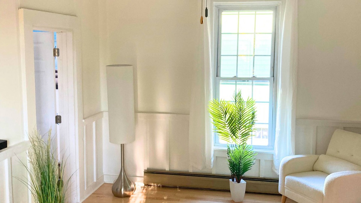 Easthampton Apartment | Chic Downtown Retreat Furnished 2-Bedroom with Trail Access & Outdoor Oasis