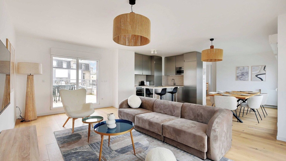 Le Bois Porte de Nogent Apartment | Chic Duplex with Rooftop -3BD/6P- Nogent-sur-Marne