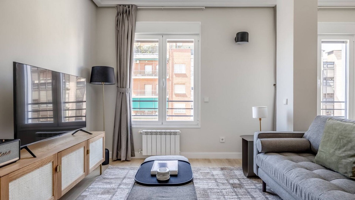 Ibiza Apartment | Chic Ibiza 3BR w/Doorman, nr Retiro Park, by Blueground