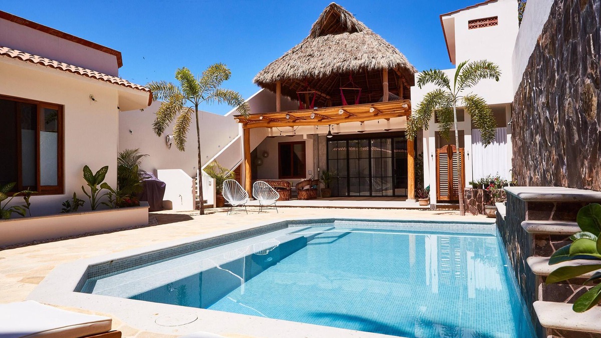 San Francisco House | Chic San Pancho luxury w/pool in heart of pueblo!
