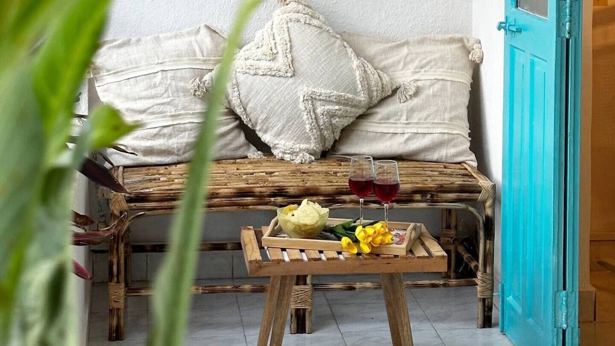 Saunta Vaddo Apartment | Chic Studio+Pool+2mins-Baga Lanenn