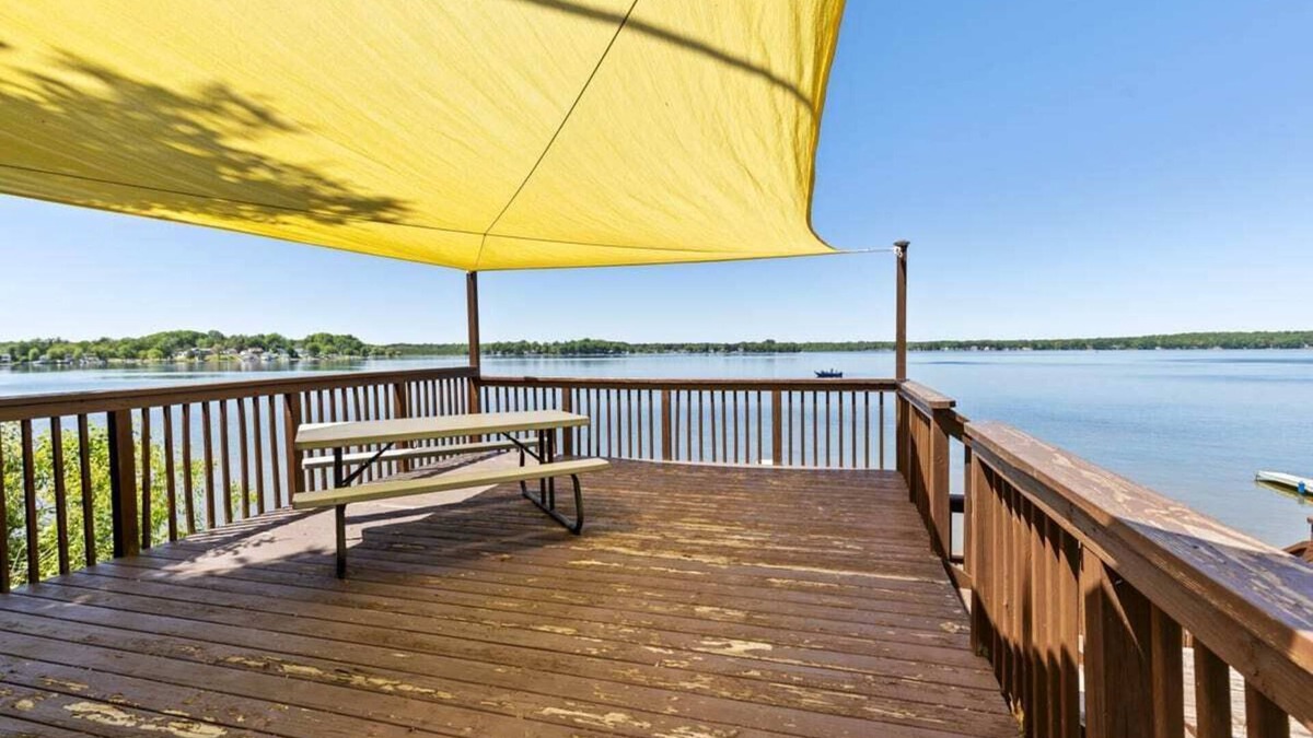 Chippewa Lake Cabin | Chippewa Bluffs Resort Combined 3BR 3BA Cabins