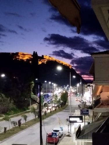 Nafplion City Centre Apartment | Chrysa's Luxury Apt. View of Palamidi
