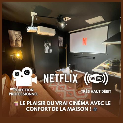 Villeneuve-sur-Lot Apartment | Cinéma Room - Immersion Total pour Cinéphile !