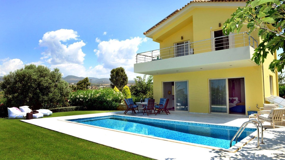 Agrilos Villa | Citron Pale Villa with Private Pool