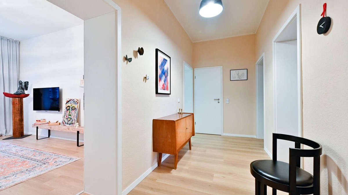 Kaßberg Apartment | City-Apartment-Terrace-Parkplatz-Private Bathroom