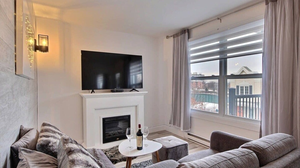 Saint-Sauveur Apartment | City Center Charming River View AC Free Parking