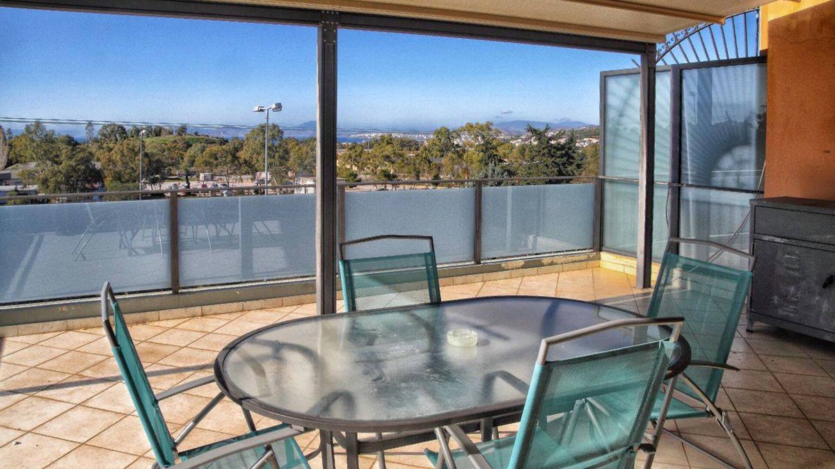 Elliniko-Argyroupoli Apartment | City & Sea two-floor Flat with View next to Metro