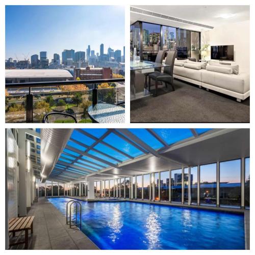 Southbank Apartment | City View 3-Bdrm Apartment by Casino and MCEC with Balcony