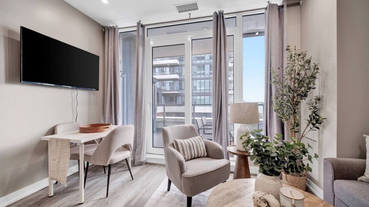 Kitchener Condo | City Views & Private Balcony | Gym, Pool & More!